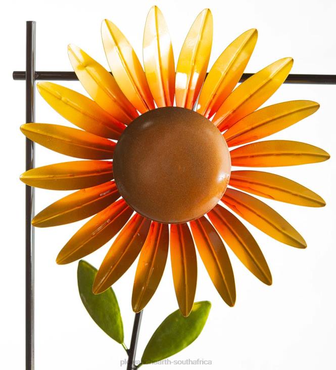 Yard & Garden Plow & Hearth Spinning Sunflower Metal Garden Trellis NFLB242