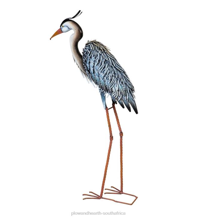 Yard & Garden Plow & Hearth Stalking Great Blue Heron Garden Art NFLB299