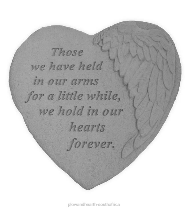Yard & Garden Plow & Hearth Those Held Heart Memory Stone NFLB410