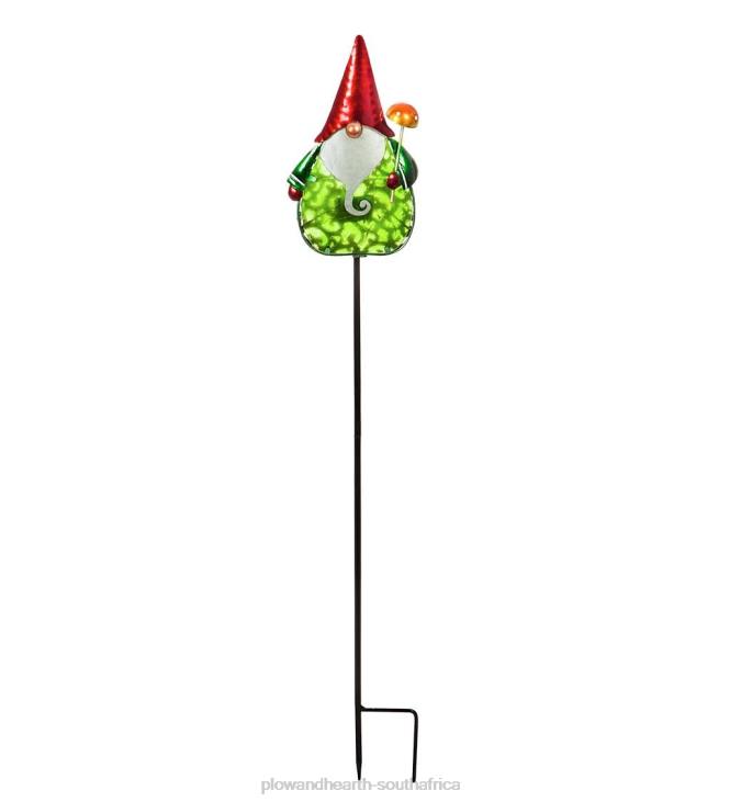 Yard & Garden Plow & Hearth 36 H Secret Solar Garden Stake - Gnome NFLB243