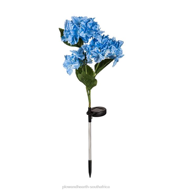 Yard & Garden Plow & Hearth Hydrangea Solar Garden Stake NFLB98