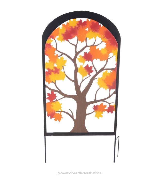 Yard & Garden Plow & Hearth Metal Fall Leaves Garden Trellis NFLB438