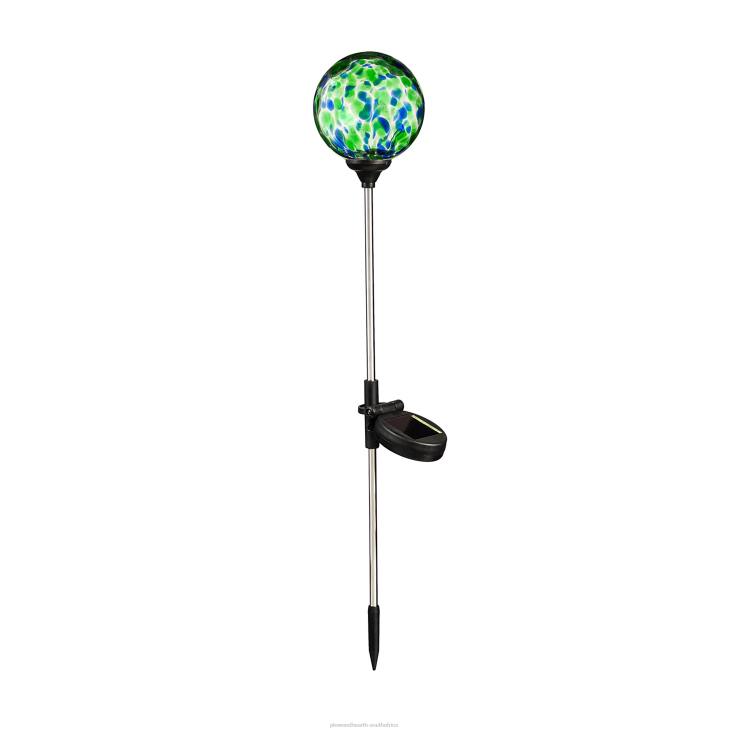 Yard & Garden Plow & Hearth Multi-Color Confetti Solar Garden Stake - Turquoise Confetti NFLB439