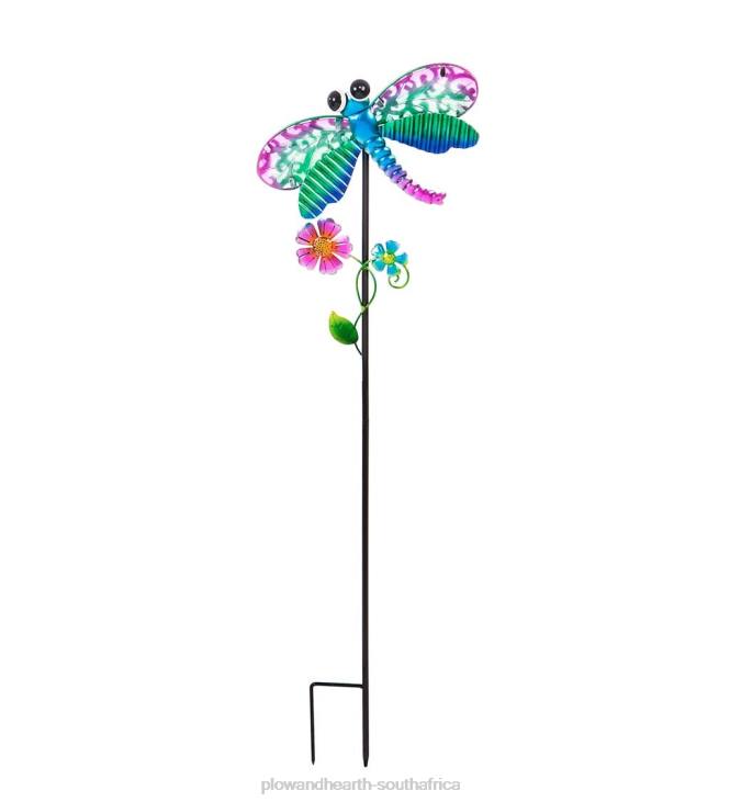 Yard & Garden Plow & Hearth Secret Solar Garden Stakes - Dragonfly NFLB247