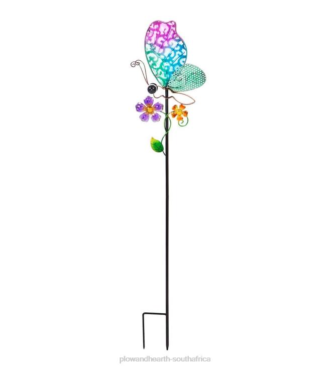 Yard & Garden Plow & Hearth Secret Solar Garden Stakes - Dragonfly NFLB247