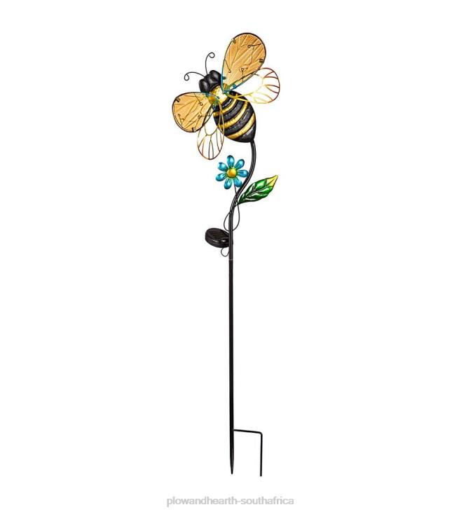 Yard & Garden Plow & Hearth Solar Bee Garden Stake NFLB160