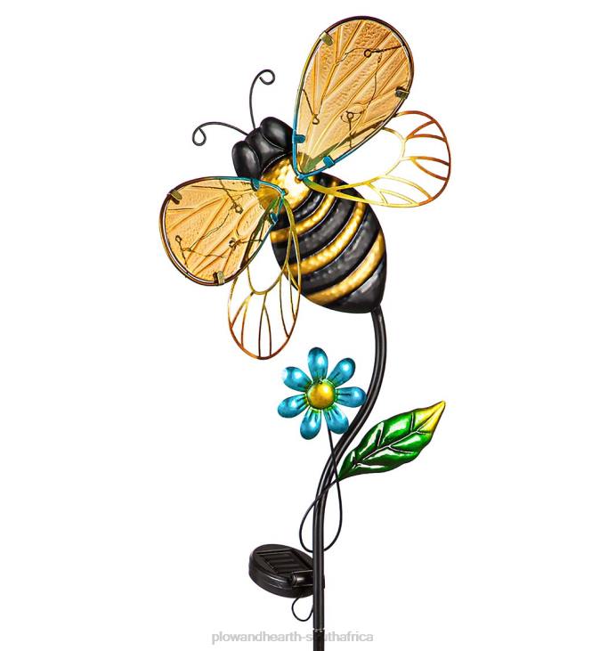 Yard & Garden Plow & Hearth Solar Bee Garden Stake NFLB160