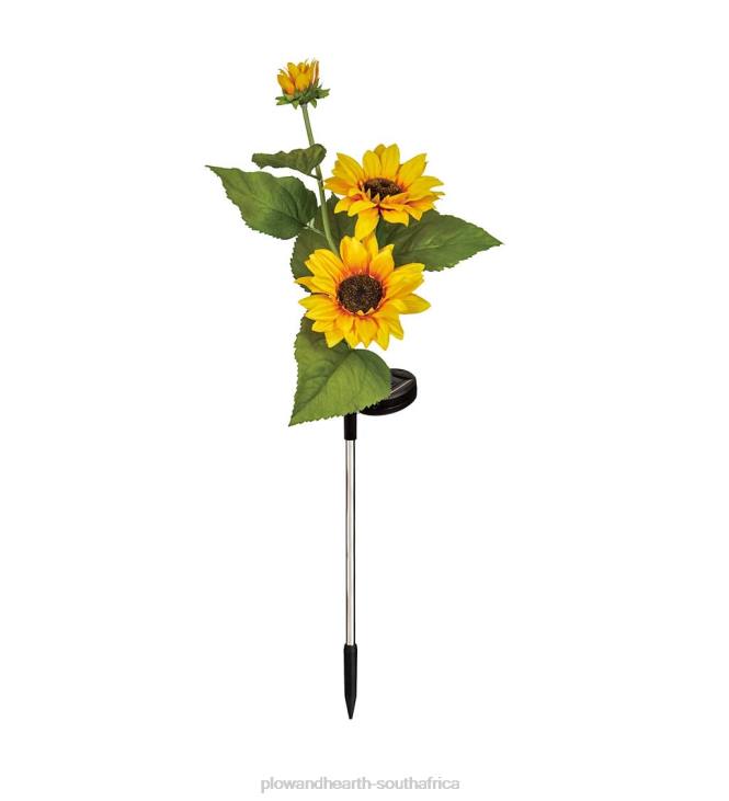 Yard & Garden Plow & Hearth Sunflower Solar Garden Stake NFLB211