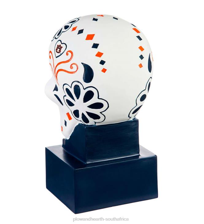 Yard & Garden Plow & Hearth Auburn University Sugar Skull Statue NFLB307