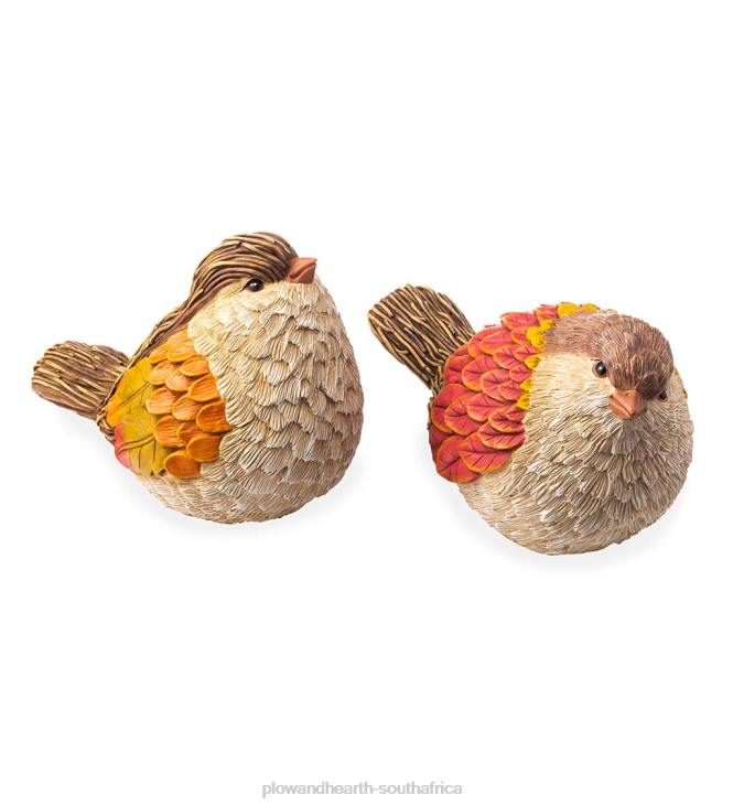 Yard & Garden Plow & Hearth Autumn Bird Garden Statues, Set of 2 NFLB329