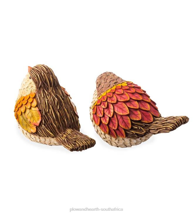 Yard & Garden Plow & Hearth Autumn Bird Garden Statues, Set of 2 NFLB329