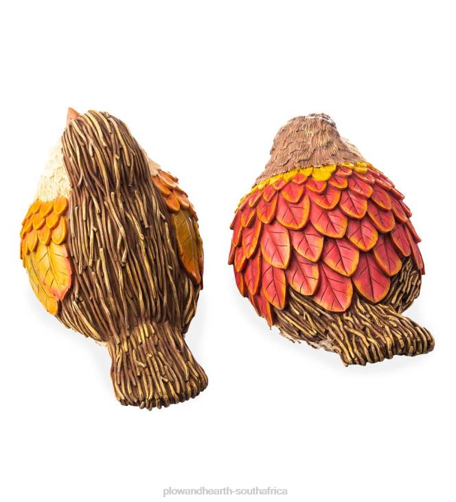 Yard & Garden Plow & Hearth Autumn Bird Garden Statues, Set of 2 NFLB329