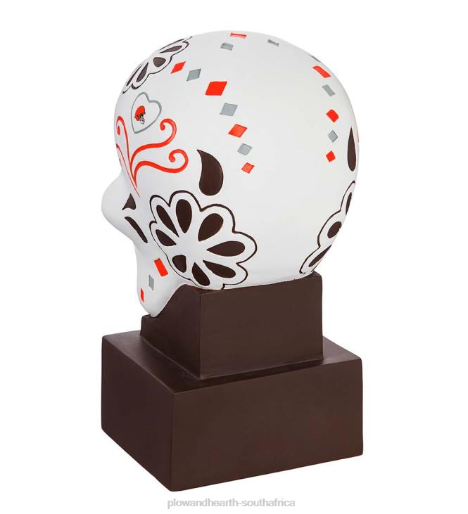 Yard & Garden Plow & Hearth Cleveland Browns Sugar Skull Statue NFLB383