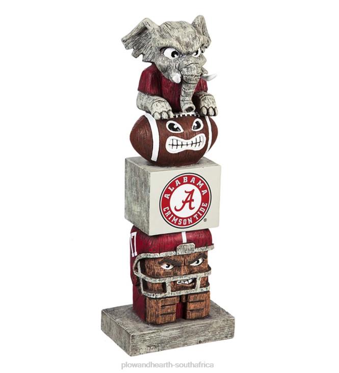 Yard & Garden Plow & Hearth Indoor/Outdoor College Team Pride Totem Garden Statue - Univ of Alabama NFLB422