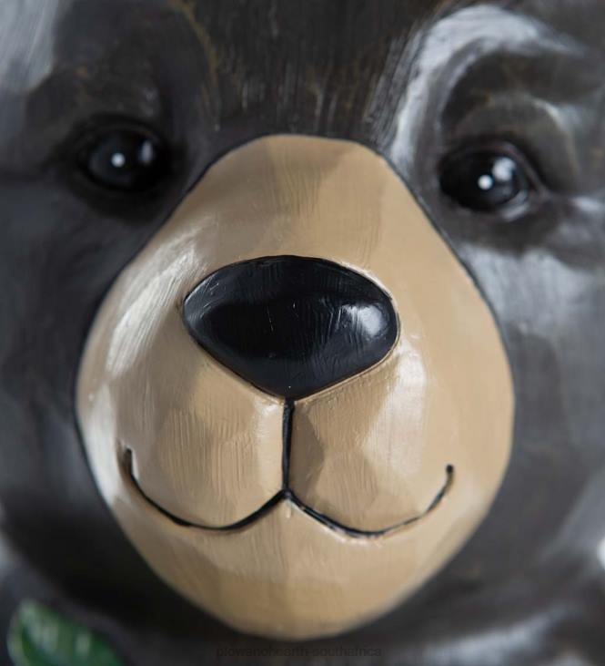 Yard & Garden Plow & Hearth Indoor/Outdoor Lighted Black Bear and Honey Shorty Statue NFLB297