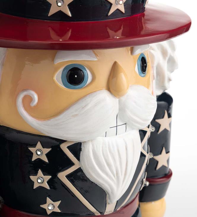 Yard & Garden Plow & Hearth Indoor/Outdoor Lighted Uncle Sam Shorty Statue NFLB264