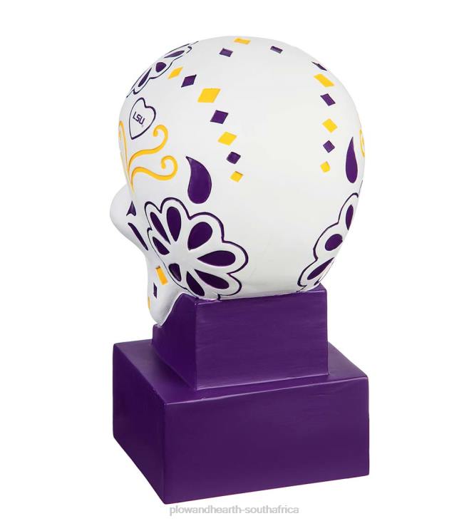 Yard & Garden Plow & Hearth LSU Sugar Skull Statue NFLB352