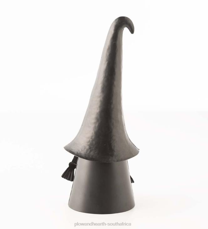 Yard & Garden Plow & Hearth Lighted Halloween Witch Gnome - Black NFLB429