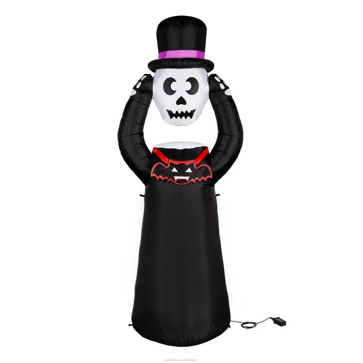 Yard & Garden Plow & Hearth Lighted Headless Skeleton Halloween Inflatable NFLB428