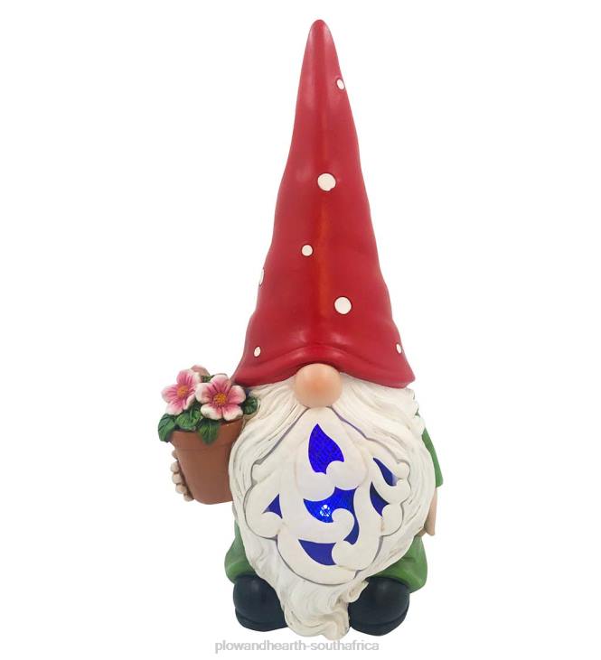 Yard & Garden Plow & Hearth Solar Bug Zapper Garden Statue - Gnome NFLB227