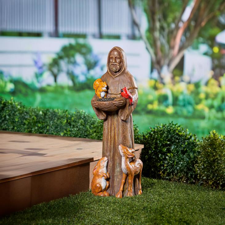 Yard & Garden Plow & Hearth St. Francis Garden Statue NFLB241