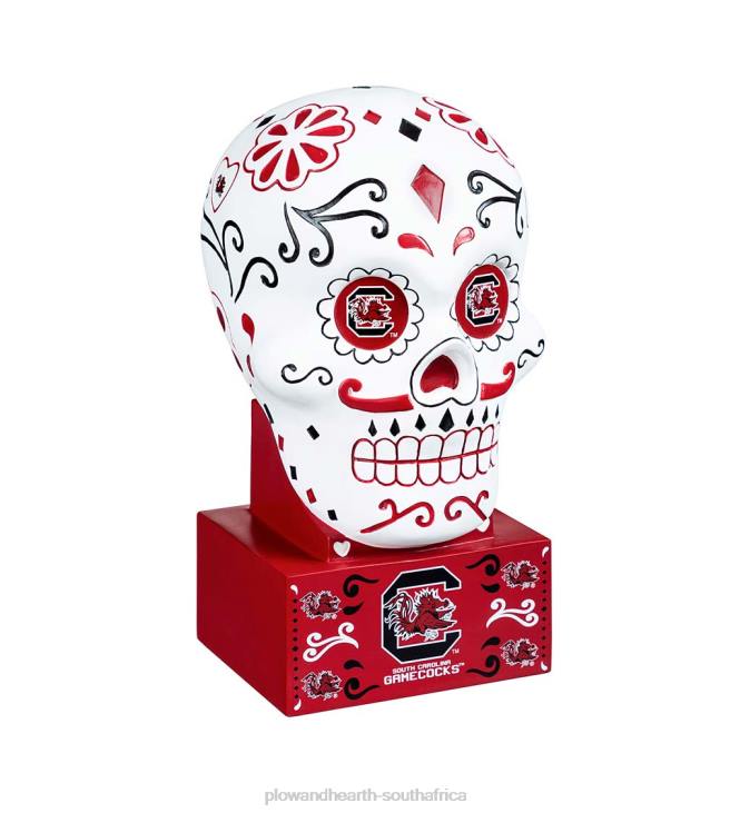 Yard & Garden Plow & Hearth University of South Carolina Sugar Skull Statue NFLB404