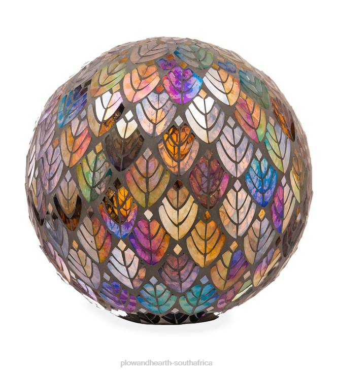 Yard & Garden Plow & Hearth Baroque Splendor Glass Mosaic Gazing Ball NFLB161