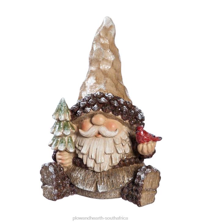 Yard & Garden Plow & Hearth Woodland Holiday Gnomes, Set of 2 NFLB514