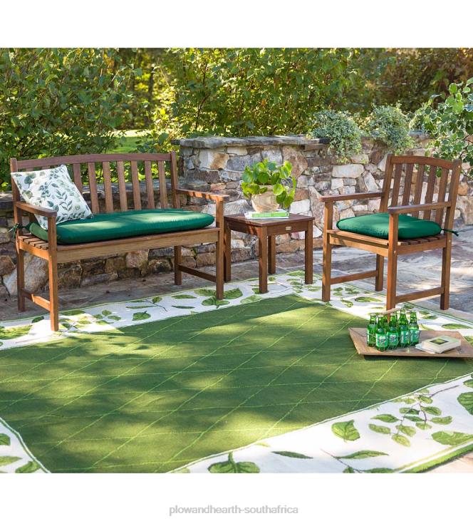Yard & Garden Plow & Hearth Lancaster Eucalyptus Wood Bench - Natural NFLB491