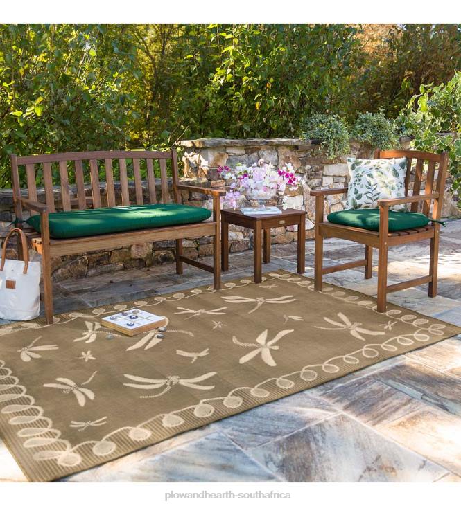 Yard & Garden Plow & Hearth Lancaster Eucalyptus Wood Bench - Natural NFLB491