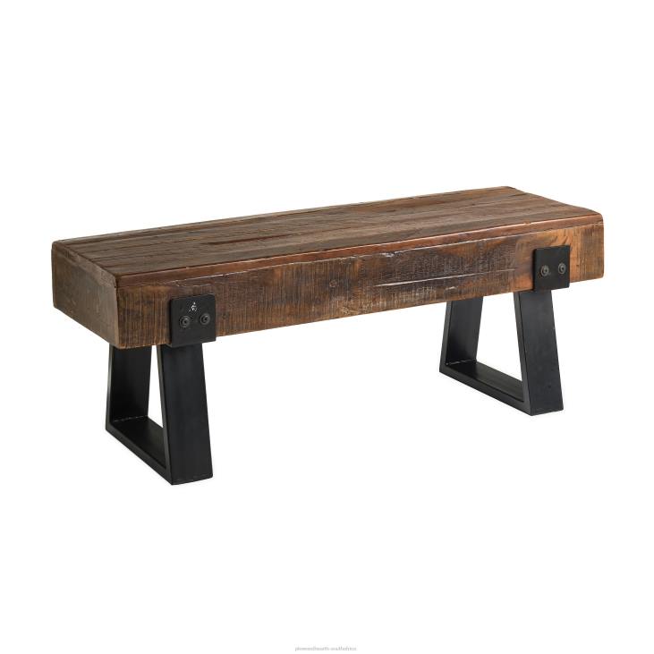 Yard & Garden Plow & Hearth Richland Indoor/Outdoor Reclaimed Wood Bench NFLB485