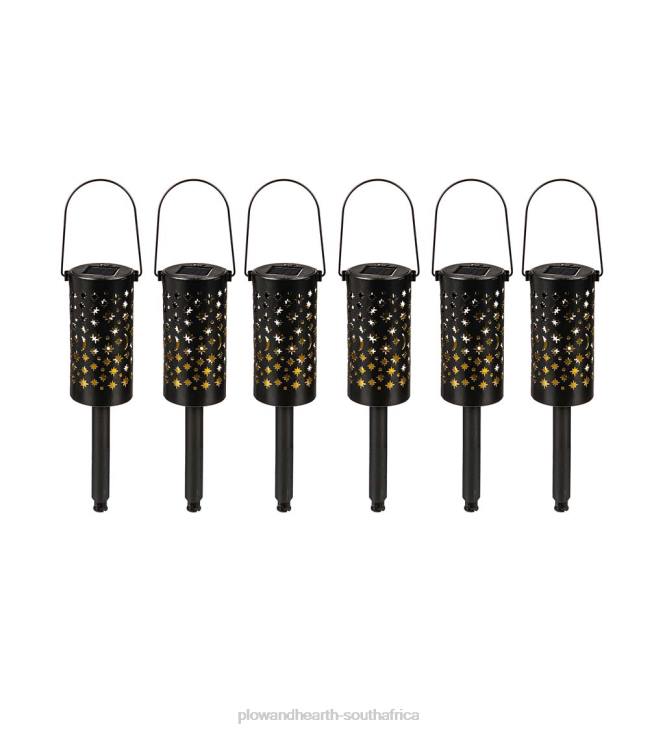 Yard & Garden Plow & Hearth Celestial Solar LED Path Lights with Shadow, Set of 6 NFLB462