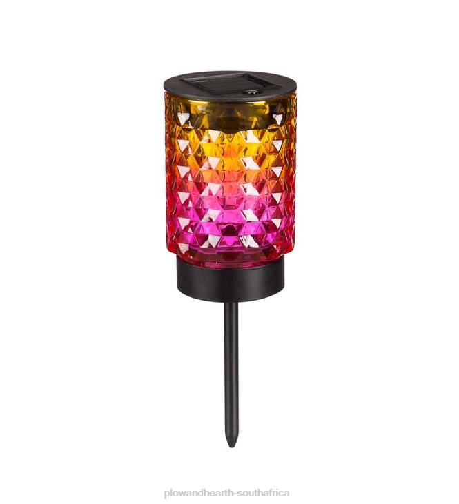 Yard & Garden Plow & Hearth Colored Solar Pathway Lights - Green NFLB157