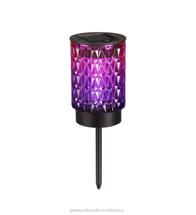 Yard & Garden Plow & Hearth Colored Solar Pathway Lights - Green NFLB157