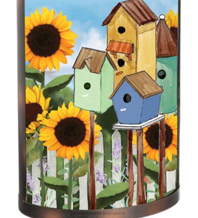 Yard & Garden Plow & Hearth Hand-painted Glass Solar Lantern - Dog NFLB463