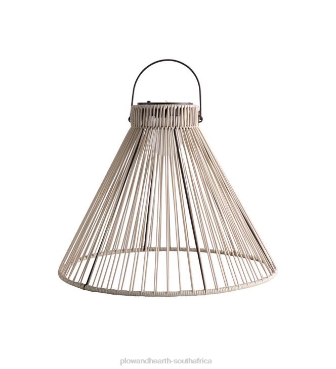 Yard & Garden Plow & Hearth Large Solar Hanging Pendant Light - Salmon Pink NFLB480