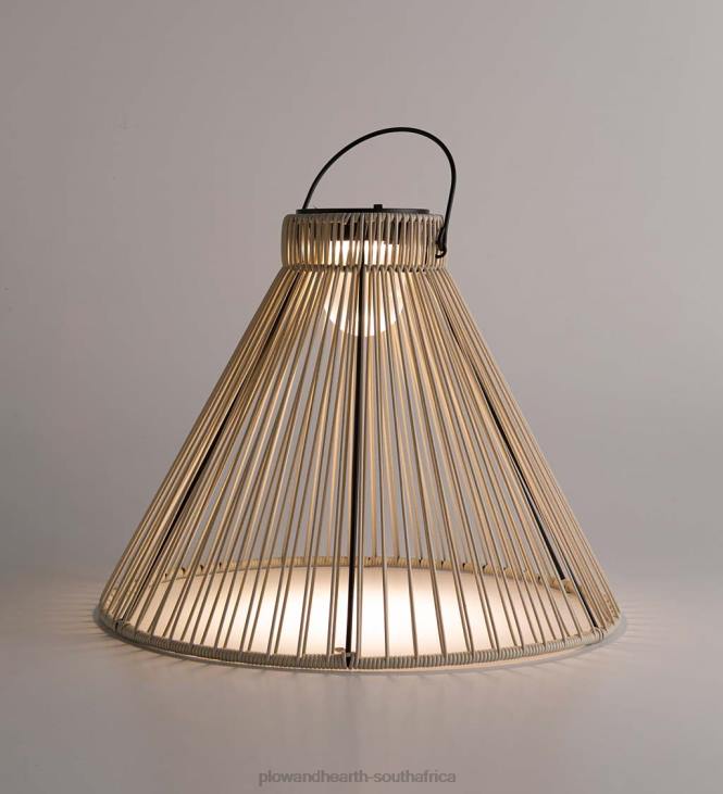 Yard & Garden Plow & Hearth Large Solar Hanging Pendant Light - Salmon Pink NFLB480