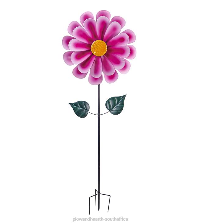 Yard & Garden Plow & Hearth Dahlia Flower Wind Spinner - Pink NFLB216