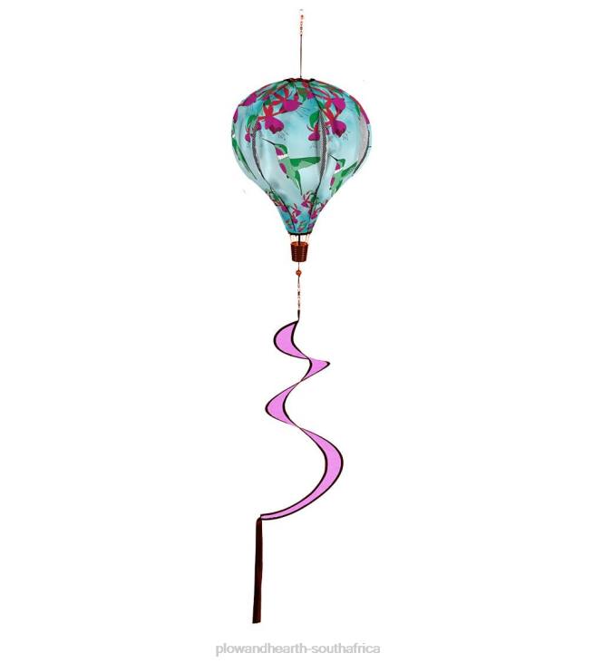 Yard & Garden Plow & Hearth Decorative Garden Balloon Wind Spinner - Flower Pot NFLB275