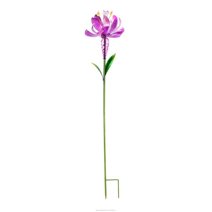 Yard & Garden Plow & Hearth Flower Wind Spinner Garden Stake - Blue NFLB141