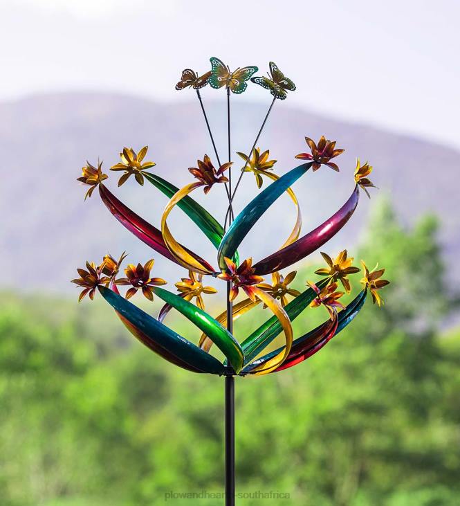 Yard & Garden Plow & Hearth Flying Butterfly Vertical Wind Spinner - Multi NFLB217