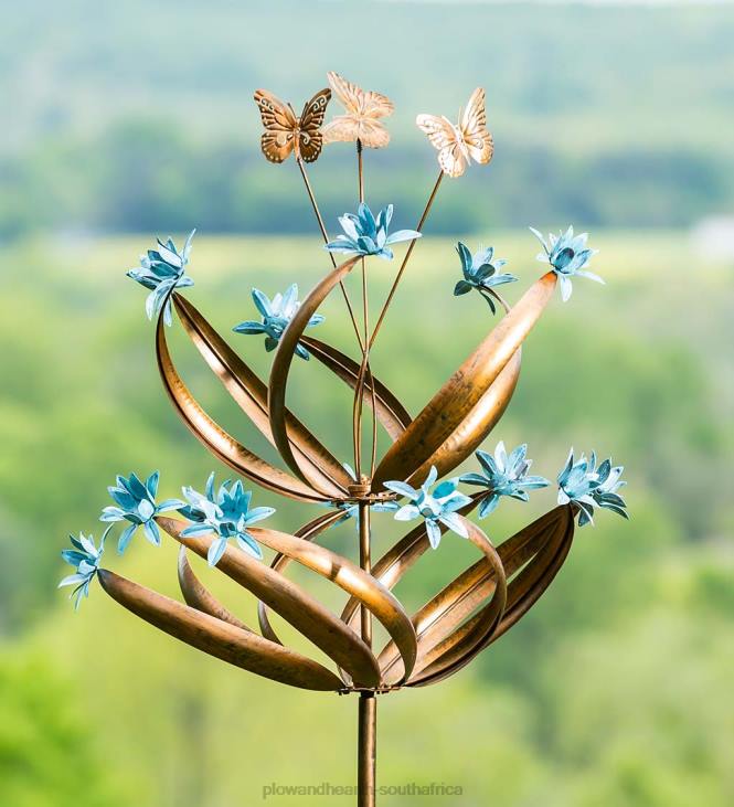 Yard & Garden Plow & Hearth Flying Butterfly Vertical Wind Spinner - Multi NFLB217