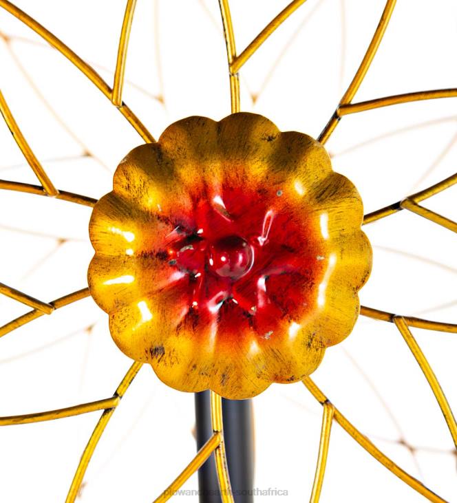 Yard & Garden Plow & Hearth Golden Suns Metal Wind Spinner NFLB239