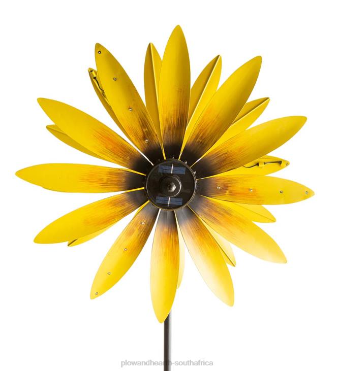 Yard & Garden Plow & Hearth Solar Sunflower Wind Spinner NFLB184