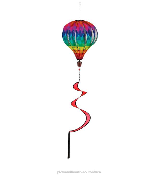 Yard & Garden Plow & Hearth Spectrum Hot Air Balloon Wind Spinner NFLB265