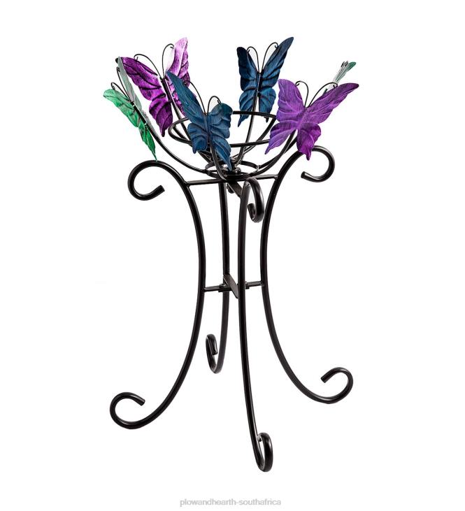 Yard & Garden Plow & Hearth Spinning Butterfly Gazing Ball Stand NFLB413