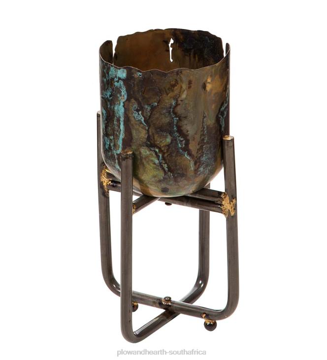 Yard & Garden Plow & Hearth Distressed Metal Raised Planters, Set of 3 NFLB924