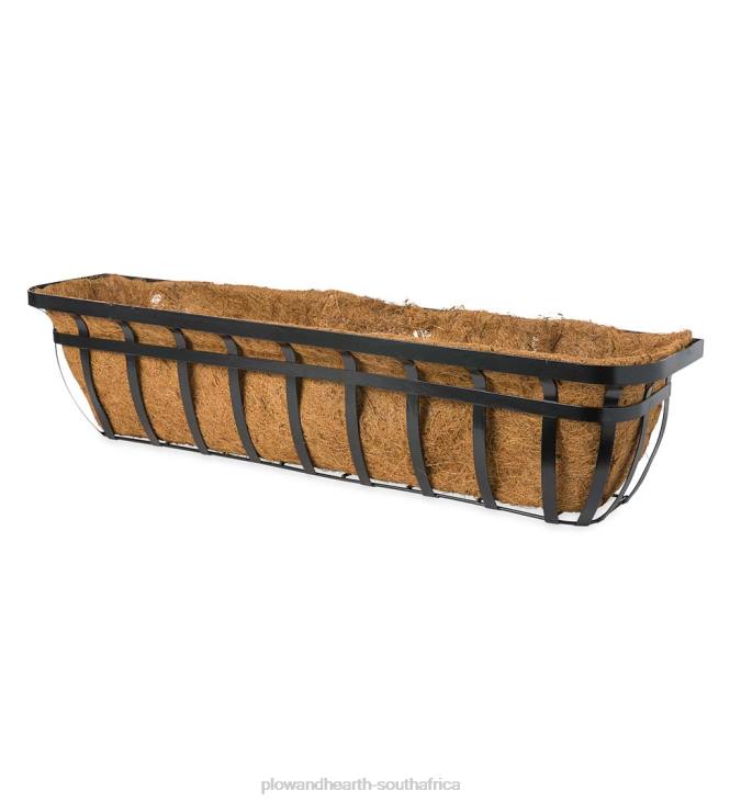 Yard & Garden Plow & Hearth English Hay Basket Planters with Coco Liners NFLB948