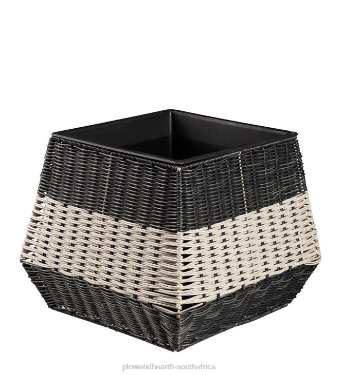 Yard & Garden Plow & Hearth Indoor/Outdoor Wicker Planters, Set of 3 NFLB981