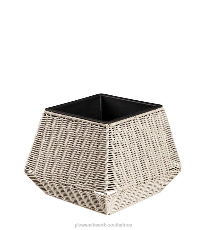 Yard & Garden Plow & Hearth Indoor/Outdoor Wicker Planters, Set of 3 NFLB981